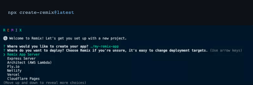 create-remix command